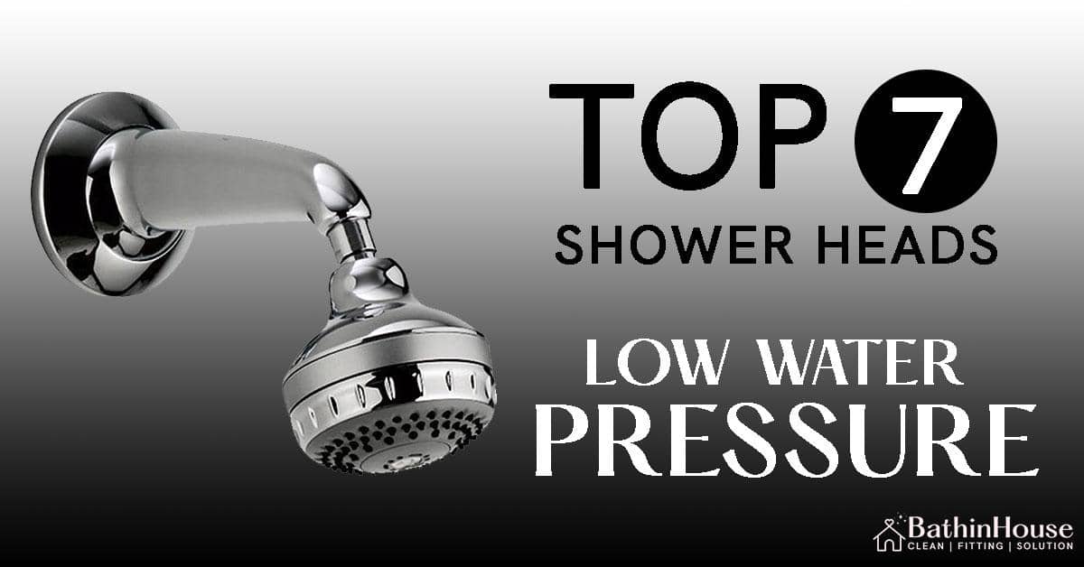 Low water pressure shower